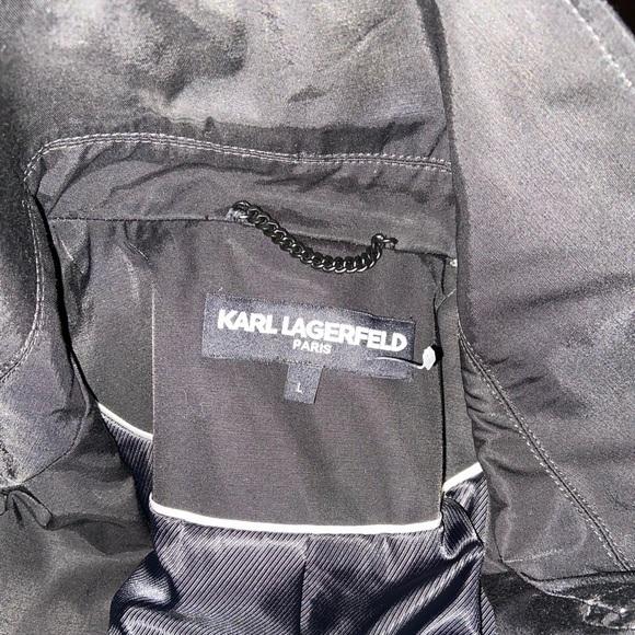 KARL LAGERFELD PARIS Double Breasted Trenc… - Picture 9 of 13